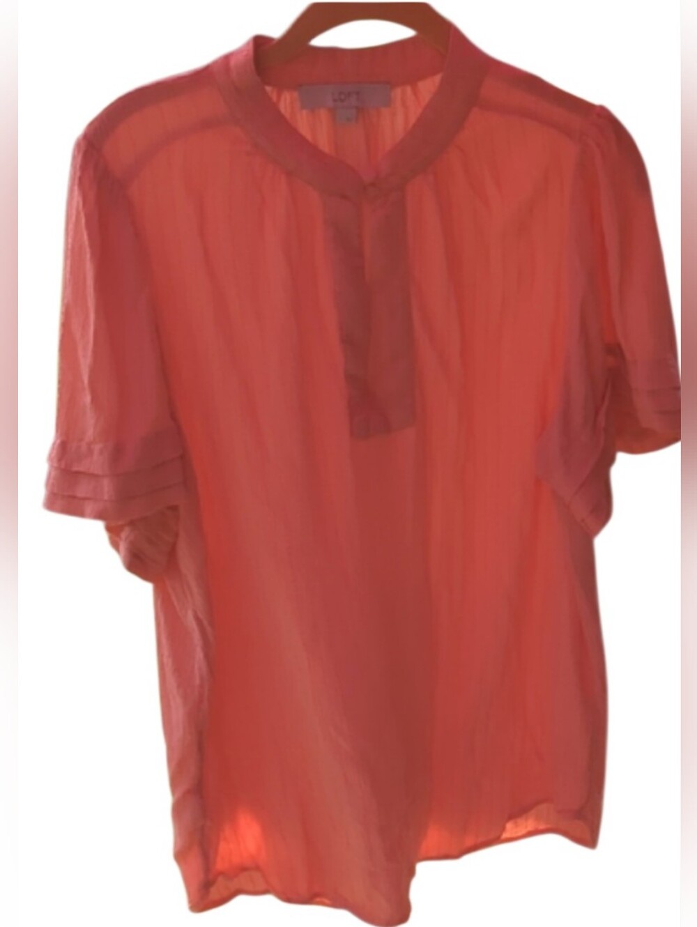 LOFT Coral Blouse